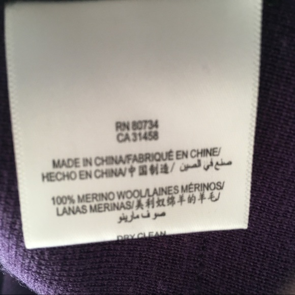 BCBGMAXAZRIA Purple Long Sleeve Cardigan Size Small - Picture 7 of 7